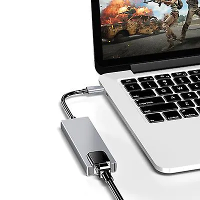 1000Mbps 5 in 1 Type C to HDMI with usb 3.0 hub AZ14061