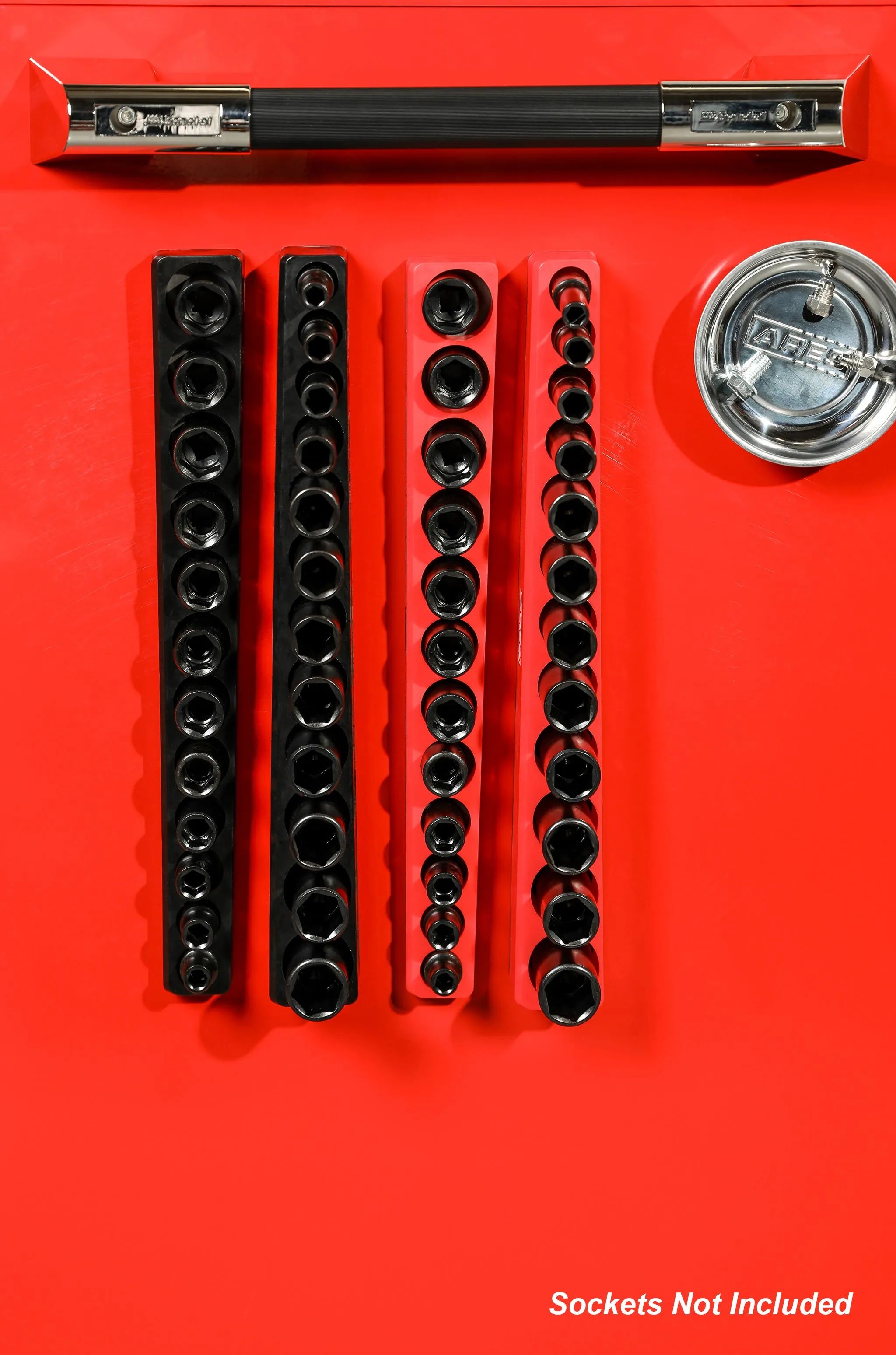 12-Piece 3/8-Inch Metric Shallow Magnetic Socket Holder
