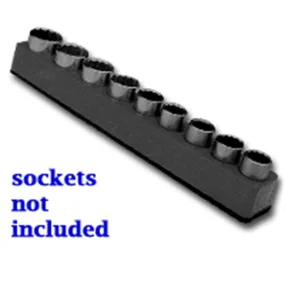 1/2" Drive Magnetic Black Socket Holder   10-19mm