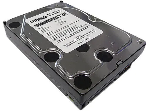 1TB (1000GB) 7200RPM SATA 3.5" Desktop HDD for Surveillance DVR, NAS PC MAC USB Enclosure