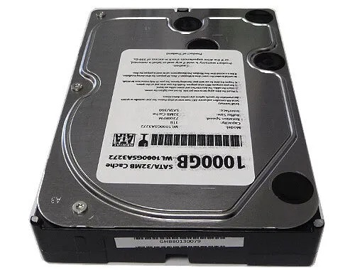 1TB (1000GB) 7200RPM SATA 3.5" Desktop HDD for Surveillance DVR, NAS PC MAC USB Enclosure