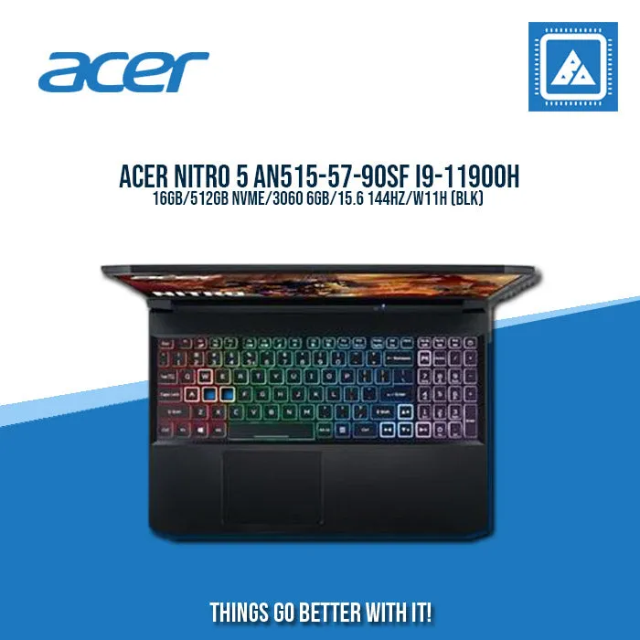 Acer Nitro 5 AN515-57-90SF | 15.6in FHD 144Hz | Core i9-11900H | Gaming Laptop And AutoCAD Users
