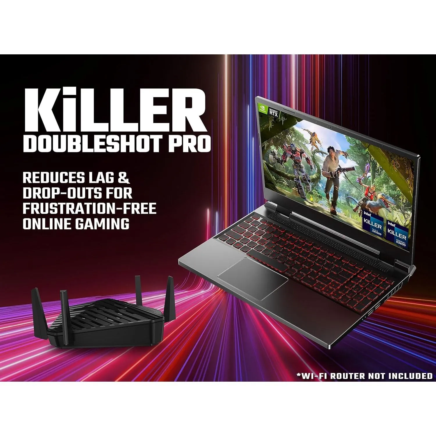 Acer Nitro 5 AN515-58 Gaming Laptop - Intel Core i7-12650H, 16GB, 1TB SSD, NVIDIA GeForce RTX 4060 8G, 15.6" FHD IPS 144Hz, Windows 11 , Black