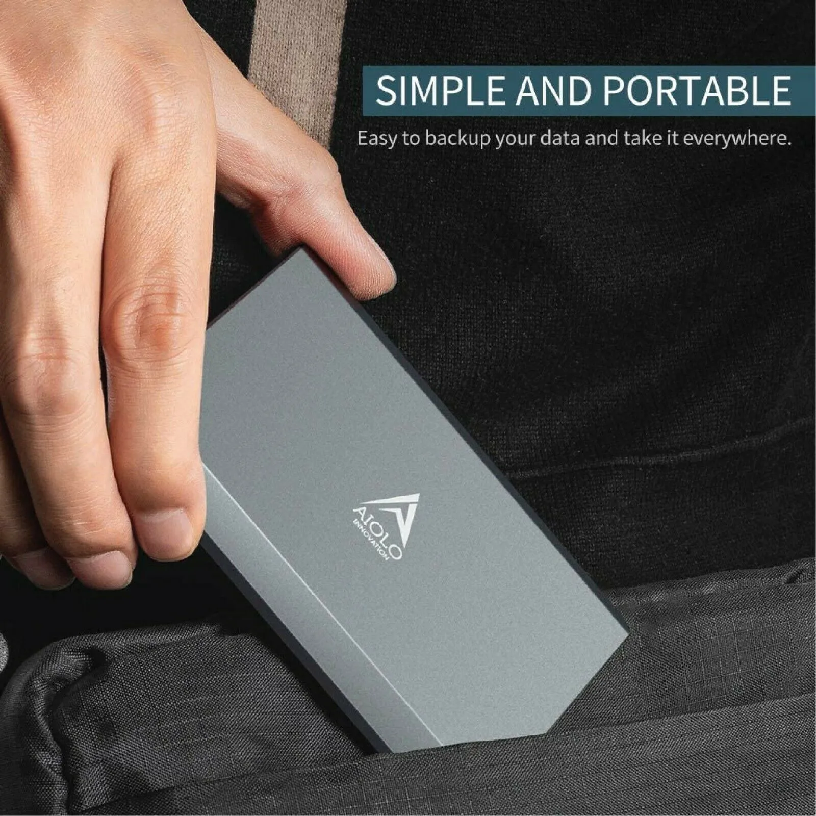 AIOLO 2.5" Portable External Hard Drive USB 3.0 HDD Storage for PC, Mac, Laptop
