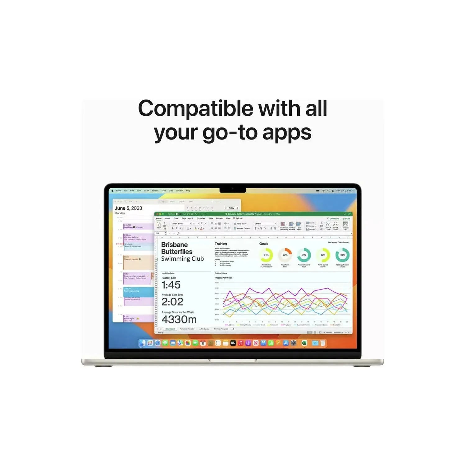 Apple MacBook Air 2023 15.3in M2 8GB 512GB, Starlight - MQKV3B/A