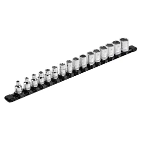 ARES 70085 - 3/8" Black Aluminum Socket Rail ARES 70085 - 3/8" Black Aluminum Socket Rail