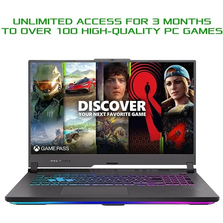 ASUS ROG Strix 17 G713PI 17.3” Full HD AMD Ryzen 9-7845H, NVIDIA GeForce RTX 4070, 16GB RAM, 1TB SSD, Windows 11 Gaming Laptop