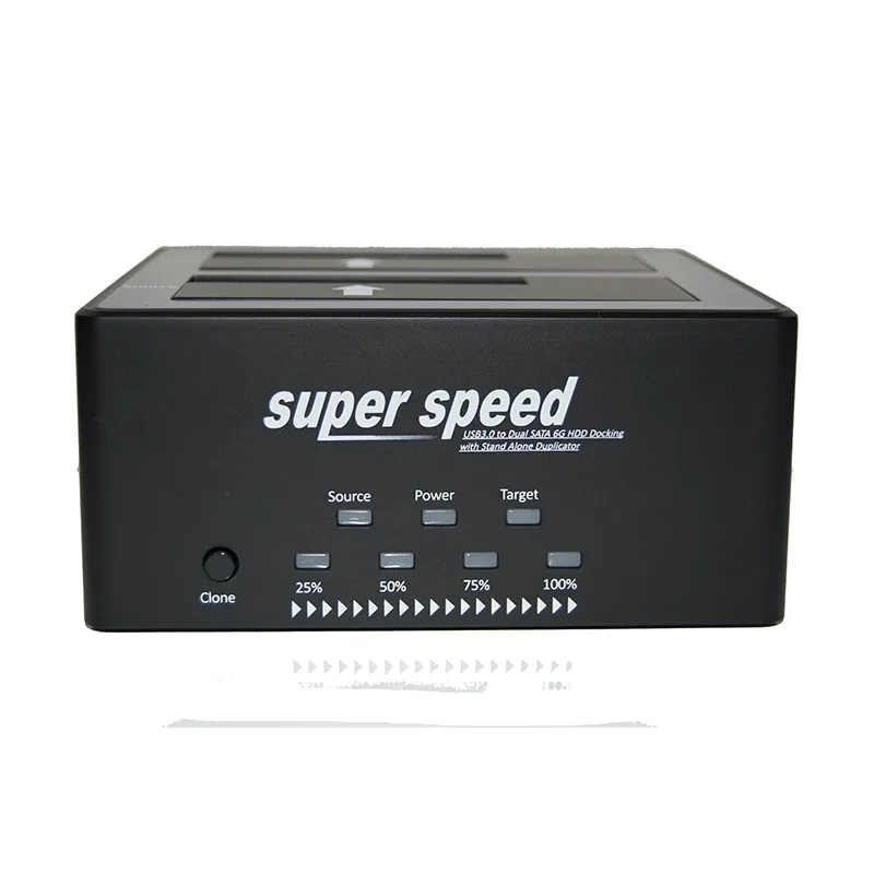 Bytecc T-300D Super Speed USB 3.0 to Dual SATA III Docking Station with Stand Alone Duplicator