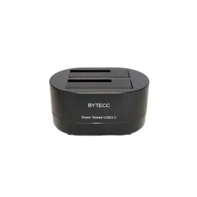 Bytecc T-320  USB 3.0 SuperSpeed to Dual SATA Docking Station, Works w/ 2.5", 3.5" HDD SATA Drives