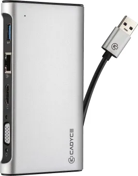 Cadyce CA U3TDS USB 3.0 Travel Docking Station