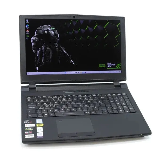 Clevo Gaming Laptop - Intel i7-7820HK, 64GB RAM, 1TB SSD   500GB HDD, GTX 1070, Black