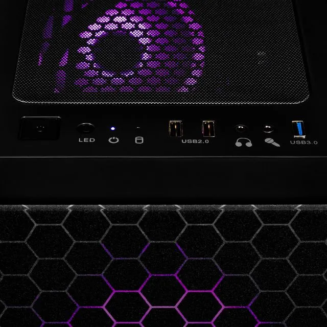 CLX SET Gaming Desktop - Liquid Cooled AMD Ryzen 7 7700X 4.5GHz 8-Core Processor, 32GB DDR5 Memory, GeForce RTX 4060 8GB GDDR6 Graphics, 1TB NVMe M.2 SSD, 2TB HDD, WiFi, Black, Windows 11 Home 64-bit