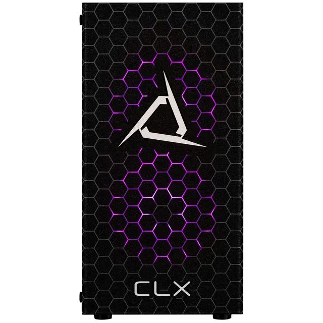 CLX SET Gaming Desktop - Liquid Cooled AMD Ryzen 7 7700X 4.5GHz 8-Core Processor, 32GB DDR5 Memory, GeForce RTX 4060 8GB GDDR6 Graphics, 1TB NVMe M.2 SSD, 2TB HDD, WiFi, Black, Windows 11 Home 64-bit