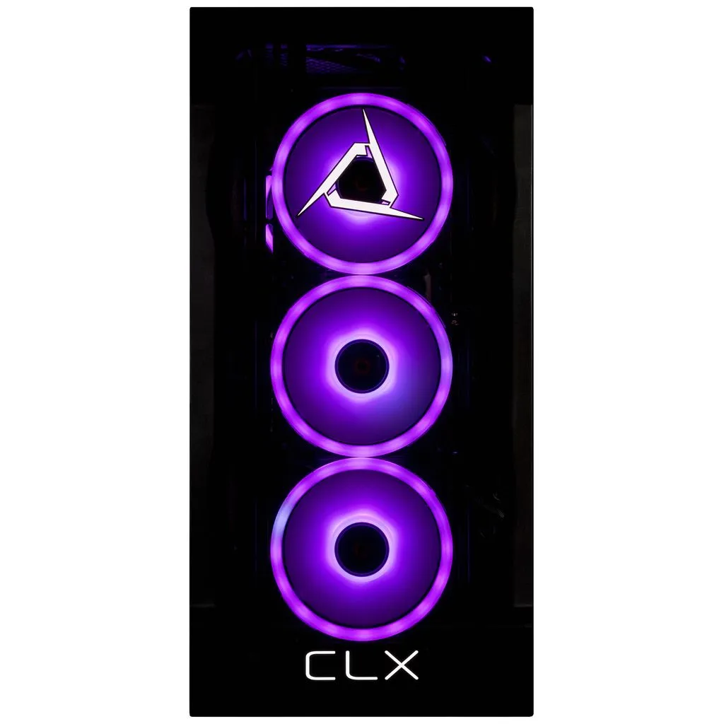 CLX SET Gaming Desktop - Liquid Cooled Intel Core i7 13700KF 3.4GHz 16-Core Processor, 32GB DDR5 5600 Memory, GeForce RTX 4060 8GB GDDR6 Graphics, 1TB NVMe M.2 SSD, 4TB HDD, WiFi, Black, Windows 11 Home 64-bit