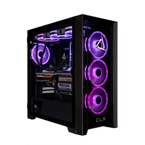 CLX SET Gaming Desktop Liquid Cooled Intel Core i9 13900KF 3.0GHz 24-Core Processor, 32GB DDR5-5600 Memory, GeForce RTX 4090 24GB GDDR6X Graphics, 1TB NVMe M.2 SSD, 4TB HDD, WiFi, Windows 11 Home
