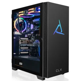 CLX SET VR-Ready Gaming Desktop - Liquid Cooled Intel Core i7 13700KF 3.4GHz 16-Core Processor, 32GB DDR5 Memory, GeForce RTX 4080 16GB GDDR6X Graphics, 1TB SSD, 4TB HDD, WiFi, Windows 11 Home 64-bit