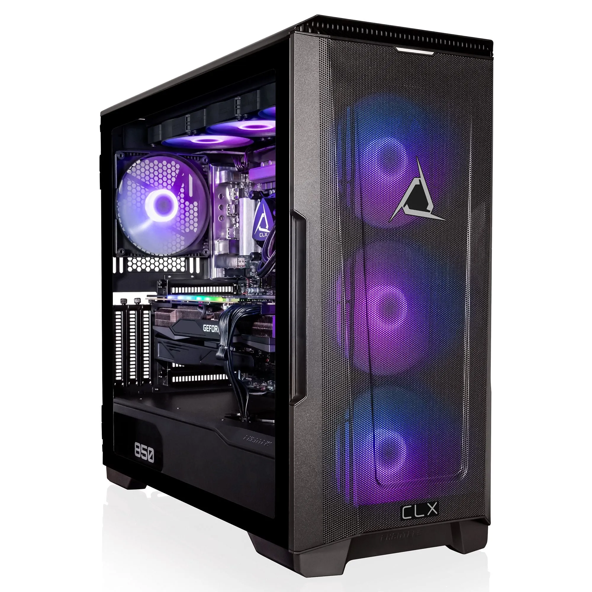 CLX SET VR-Ready Gaming Desktop - Liquid Cooled Intel Core i7 13700KF 3.4GHz 16-Core Processor, 64GB DDR5 Memory, GeForce RTX 4080 16GB GDDR6X Graphics, 1TB SSD, 6TB HDD, WiFi, Windows 11 Home 64-bit
