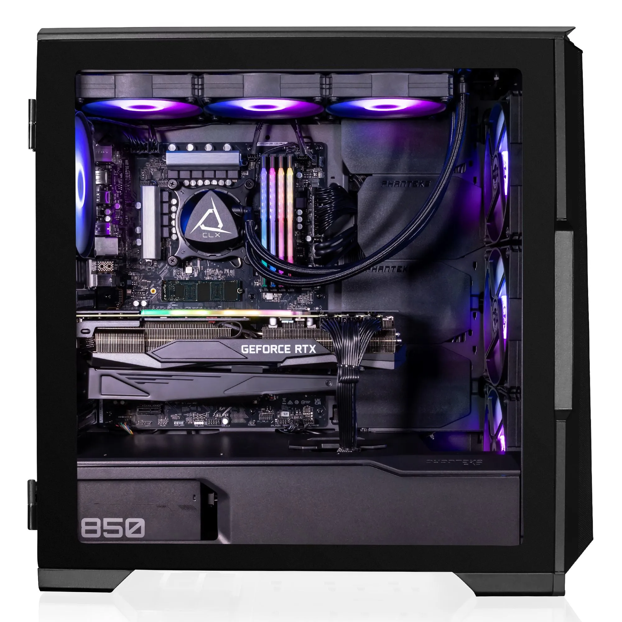CLX SET VR-Ready Gaming Desktop - Liquid Cooled Intel Core i7 13700KF 3.4GHz 16-Core Processor, 64GB DDR5 Memory, GeForce RTX 4080 16GB GDDR6X Graphics, 1TB SSD, 6TB HDD, WiFi, Windows 11 Home 64-bit