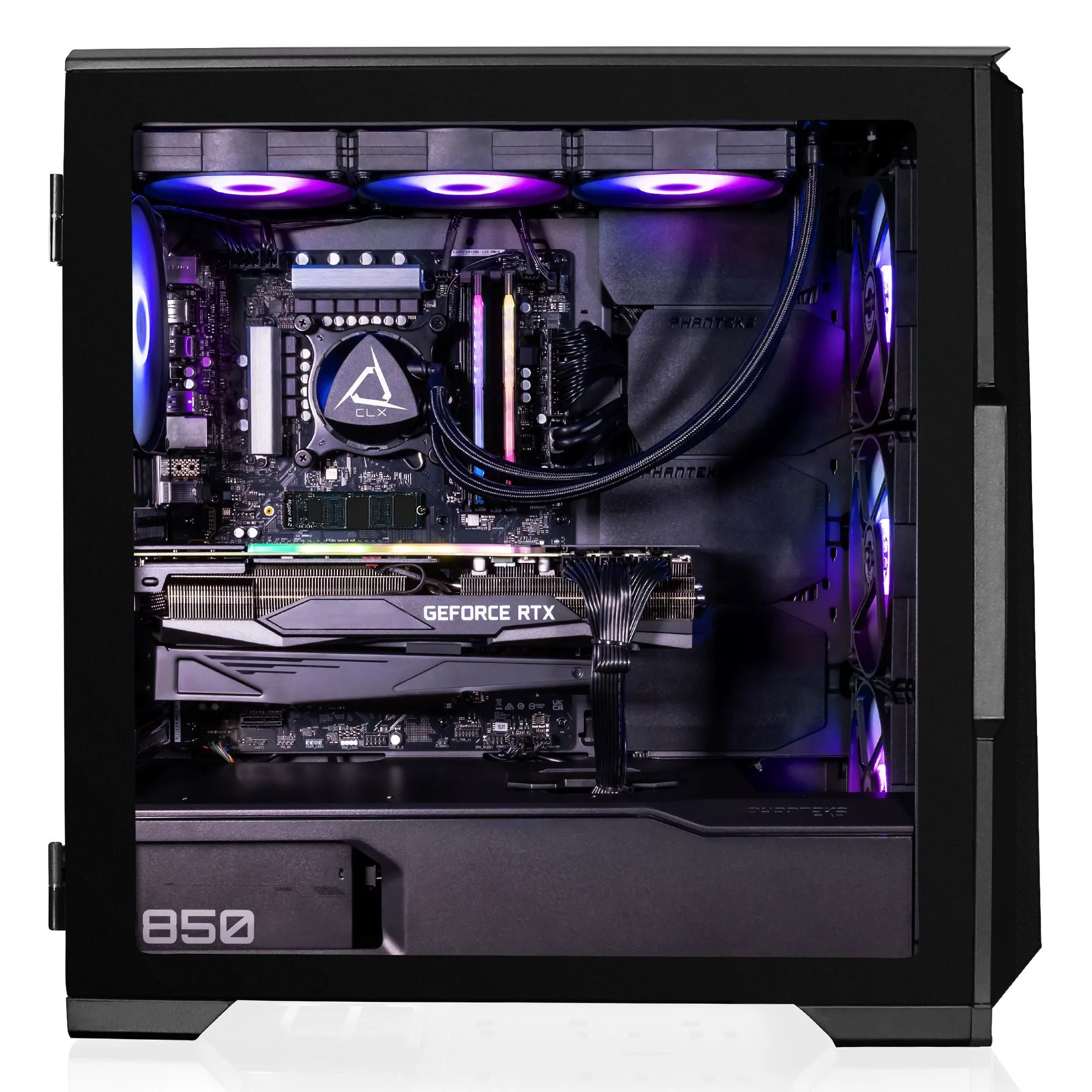 CLX SET VR-Ready Gaming Desktop - Liquid Cooled Intel Core i9 13900KF 3GHz 24-Core Processor, 32GB DDR5 Memory, GeForce RTX 4080 16GB GDDR6X Graphics, 1TB SSD, 4TB HDD, WiFi, Windows 11 Home 64-bit