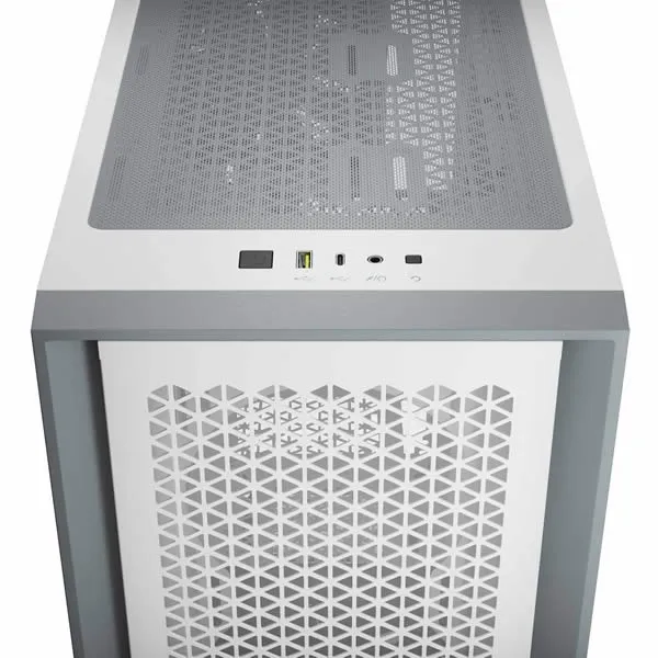 Corsair CC-9011201-WW 4000D Airflow Tempered Glass Mid Tower Gaming Case - White