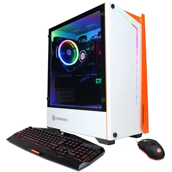 CyberPowerPC Gamer Supreme Liquid Cool Gaming Desktop Intel Core i9-10850K 16GB RAM GeForce RTX 3060 Ti 1TB HDD 500GBSSD