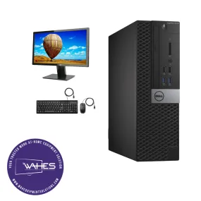 Dell Optiplex 3040 SFF Refurbished GRADE A Single Desktop PC Set (19-24" Monitor   Keyboard and Mouse Accessories): Intel i3-6100 @ 3.4 Ghz|4GB Ram|500 GB HDD|Call Center Work from Home|School|Office