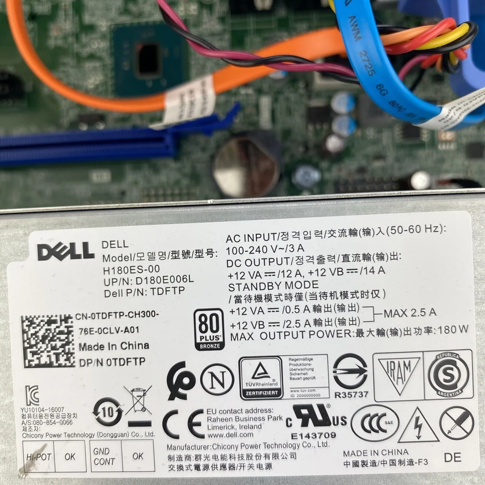 Dell Optiplex 5050 SFF Intel Quad Core i7-7700 3.60GHz 8GB RAM DVDRW No HDD OS