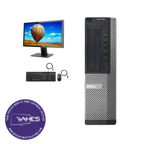 Dell Optiplex 7010 DT Refurbished GRADE B Single Desktop PC Set (19-24" Monitor   Keyboard and Mouse Accessories): Intel i7-3770 @ 3.4 Ghz|8GB Ram|1TB HDD| Work from Home Ready|School|Office