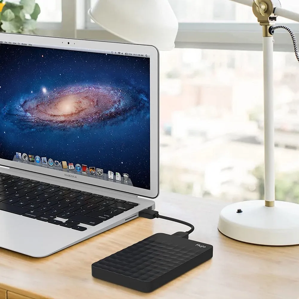 Flujo External Hard Driver Enclosure USB 3.0 to SATA Hard Disk Case for 2.5 inch 9.5mm 7mm Tool Free SATAI II III SSD HDD