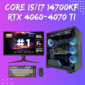 Gaming PC Bundle | Intel Core i5/i7 14600KF/14700kf | RTX 4060-4070 Ti Super | Antec Constellation