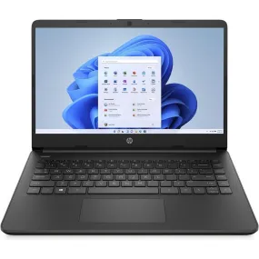HP 14S-DQ0518 - N4120, 4GB RAM, 128GB SSD, 14", Windows 11, Black