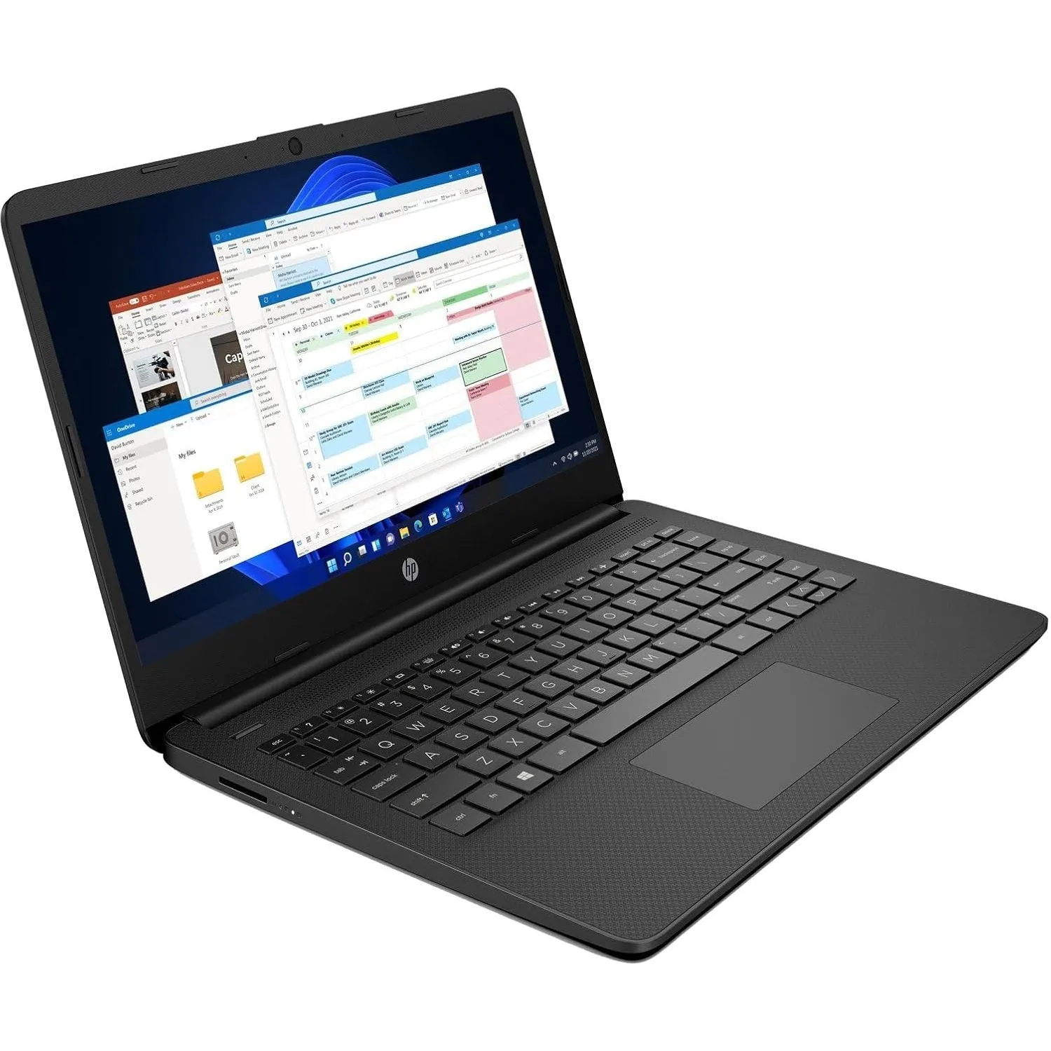HP 14S-DQ0518 - N4120, 4GB RAM, 128GB SSD, 14", Windows 11, Black