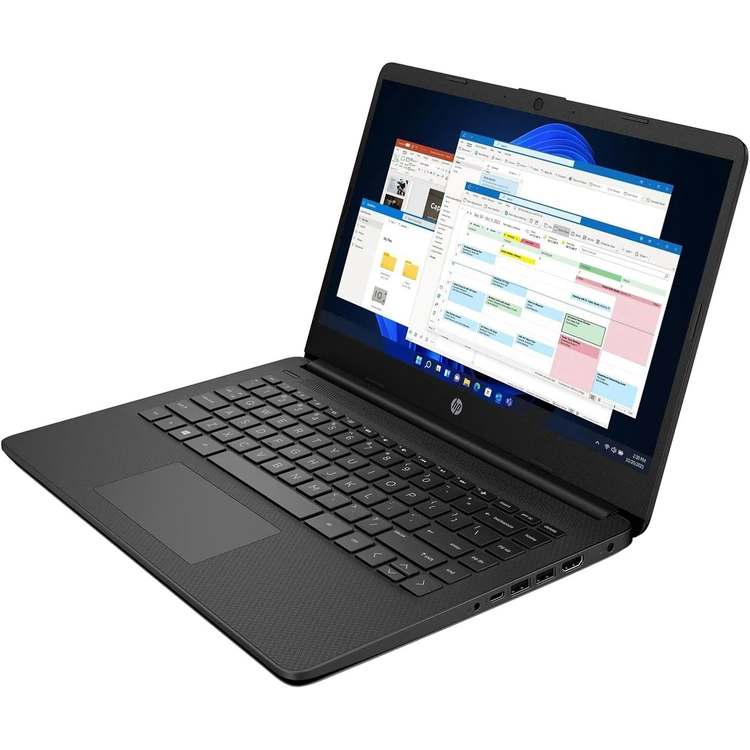 HP 14S-DQ0518 - N4120, 4GB RAM, 128GB SSD, 14", Windows 11, Black