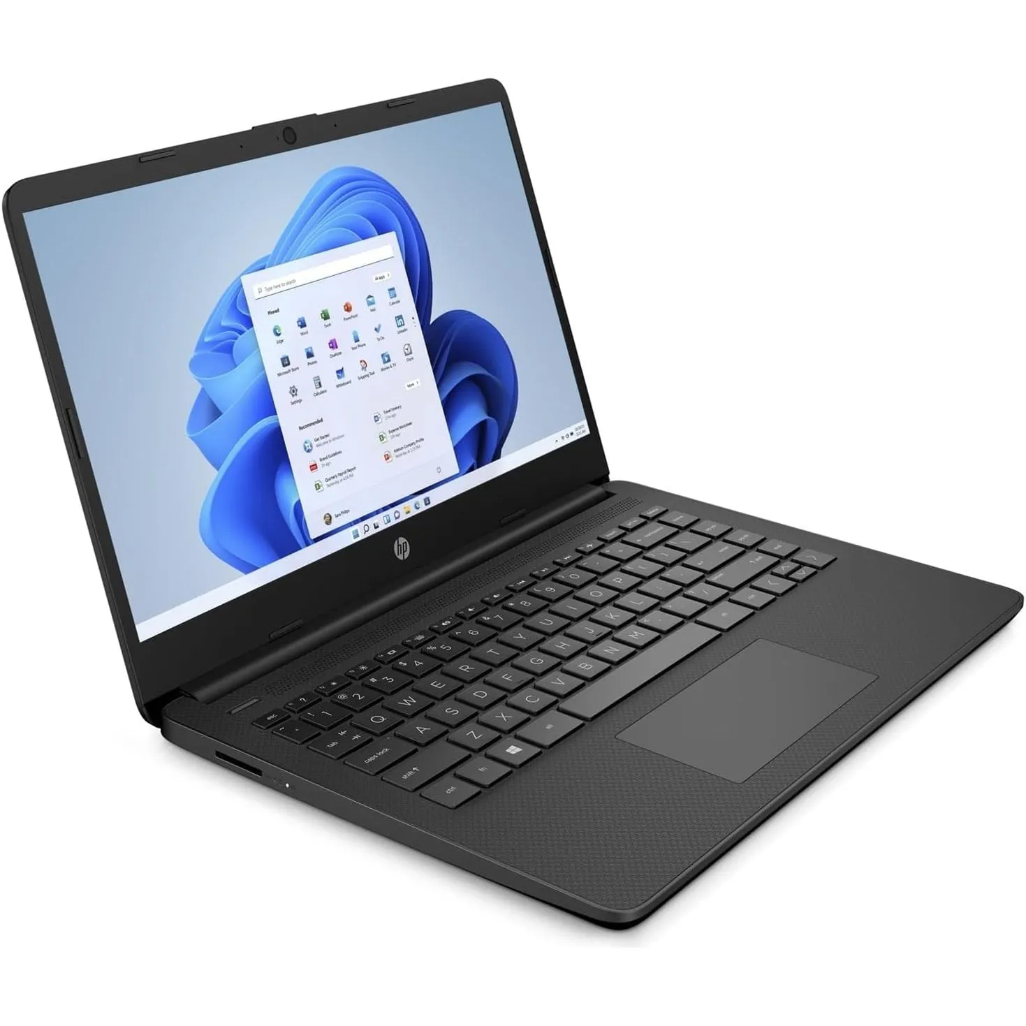 HP 14S-DQ0518 - N4120, 4GB RAM, 128GB SSD, 14", Windows 11, Black