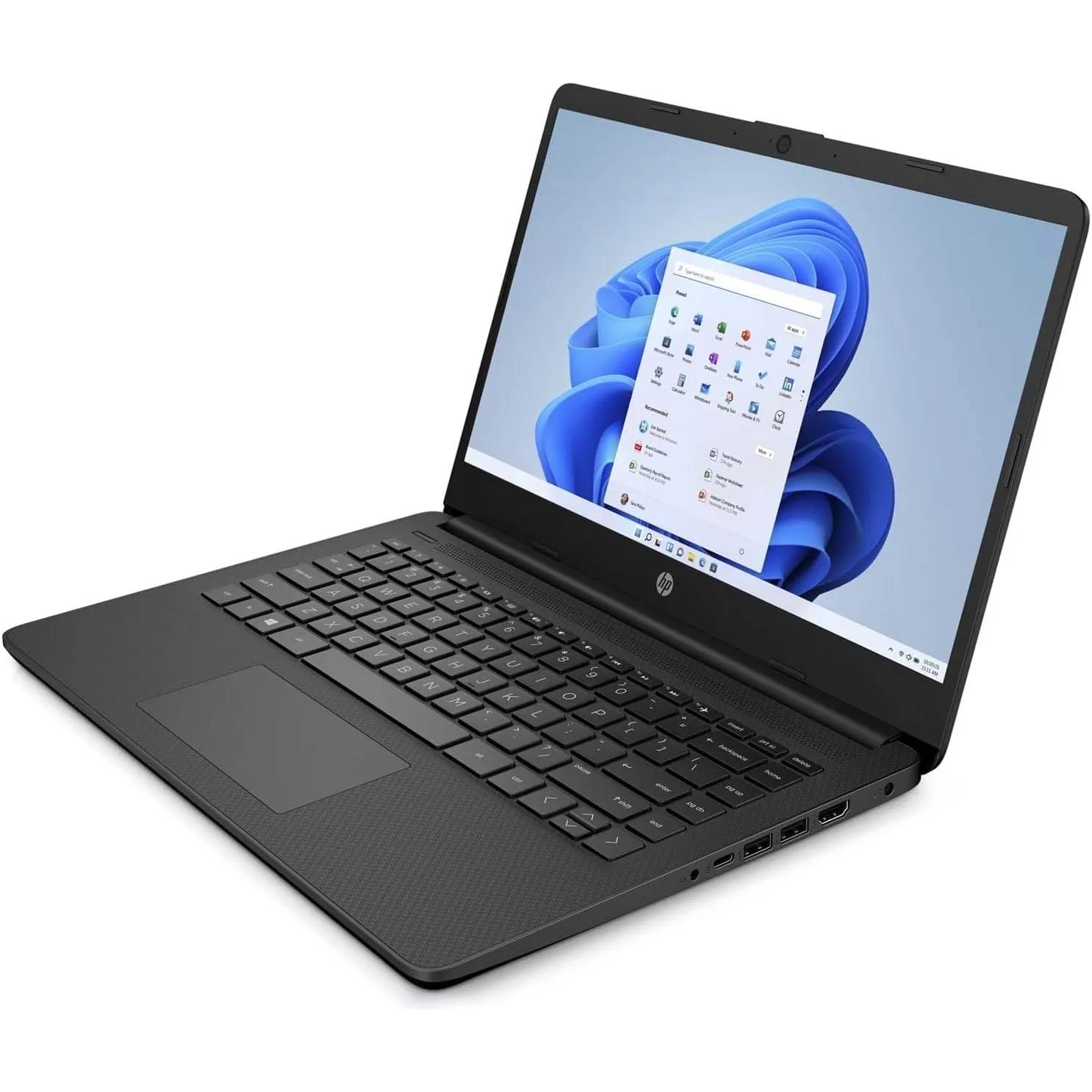 HP 14S-DQ0518 - N4120, 4GB RAM, 128GB SSD, 14", Windows 11, Black