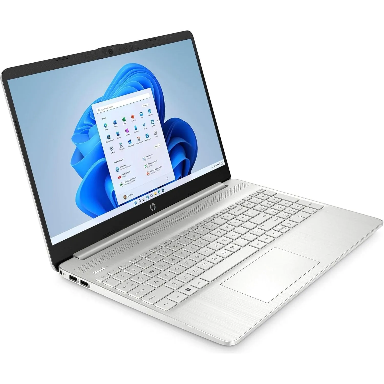 HP 15s-fq5021na Laptop PC – Intel Core i5-1235U 12th Gen, 8GB DDR4 RAM, 256GB SSD, Intel Iris Xe, 15.6-inch Full HD, Windows 11 Home, Natural Silver