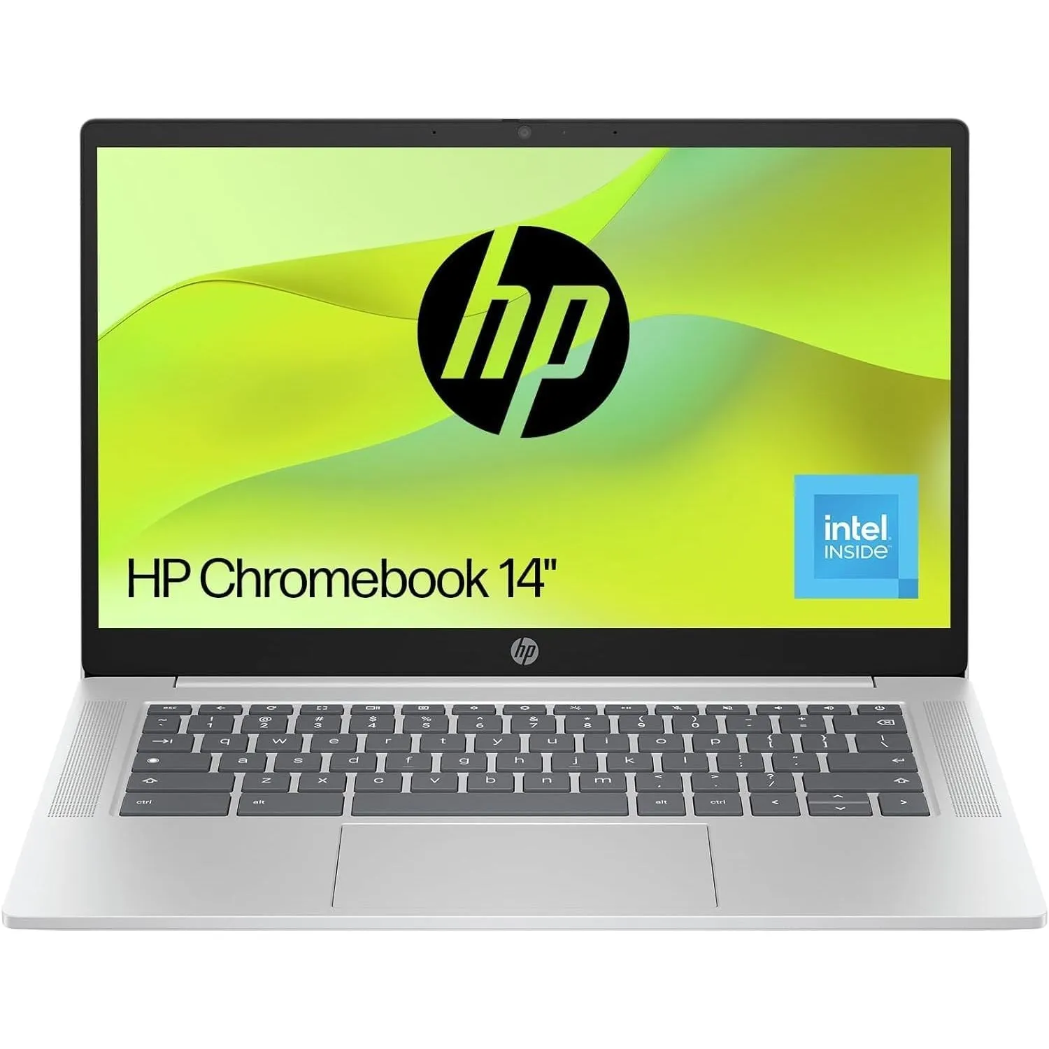 HP Chromebook 14a-nf0002na - 14in HD - Intel N100 - 4GB RAM - 128GB SSD - Silver