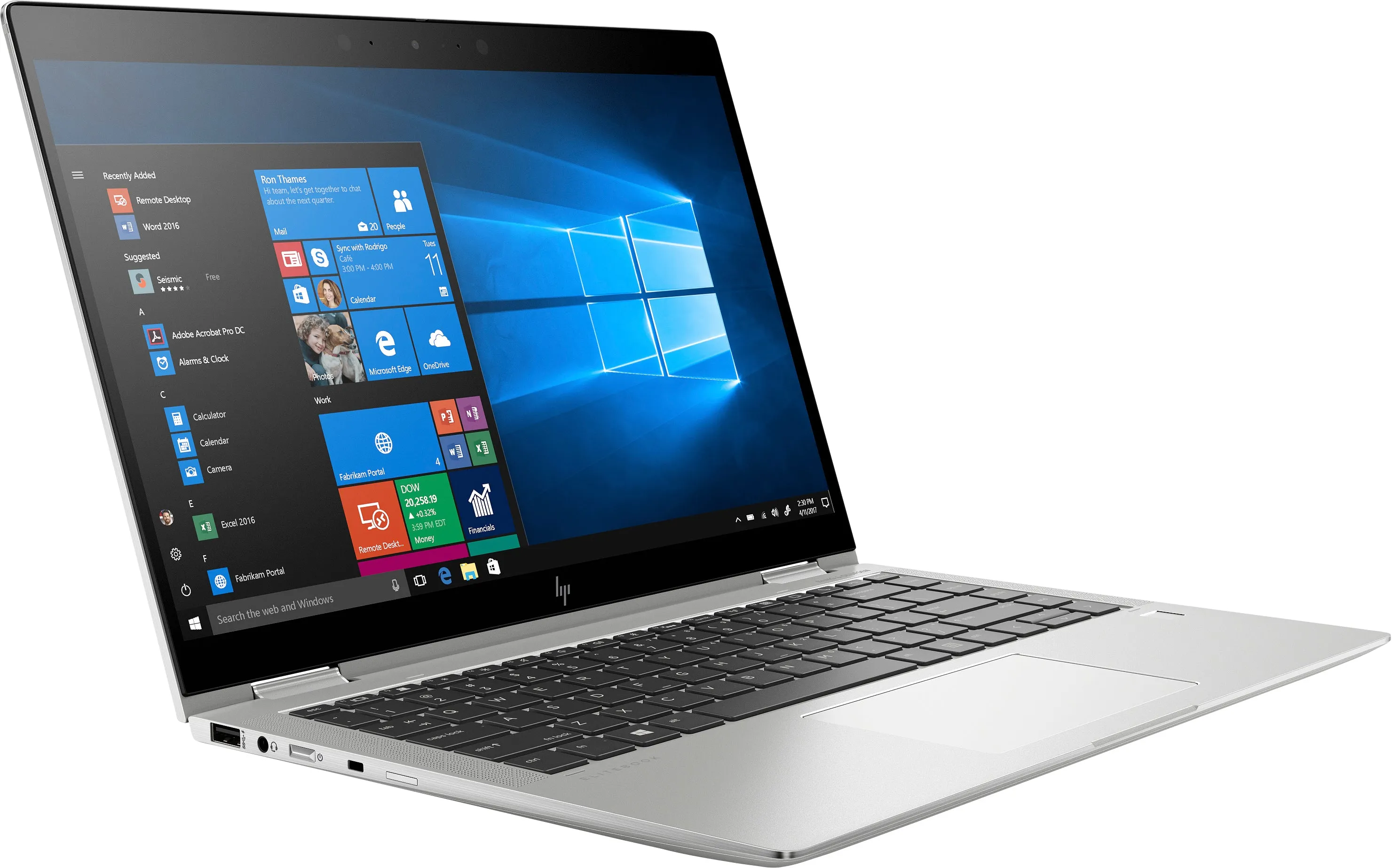 HP EliteBook X360 1040-G6 14" FHD (Touch) Convertible Notebook, Intel Core i7-8665U, 1.80GHz, 16GB RAM, 512GB SSD, Win 10 Pro 7XV73UT#ABA (Certified Refurbished)