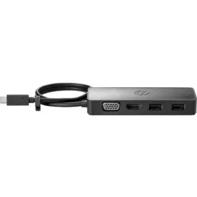 HP USB-C Travel Hub G2 for Notebooks, Wired, Black - 7PJ38UT