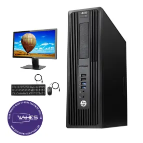 HP Z240 SFF Refurbished GRADE B Single Desktop PC Set (19-24" Monitor   Keyboard and Mouse Accessories):  Intel i7-3770 @ 3.4 Ghz| 16GB Ram| 500 GB HDD|Call Center Work from Home|School|Office