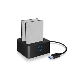 ICYBOX Double Bay Docking And Clone Station For 2.5" HDD/ SSD