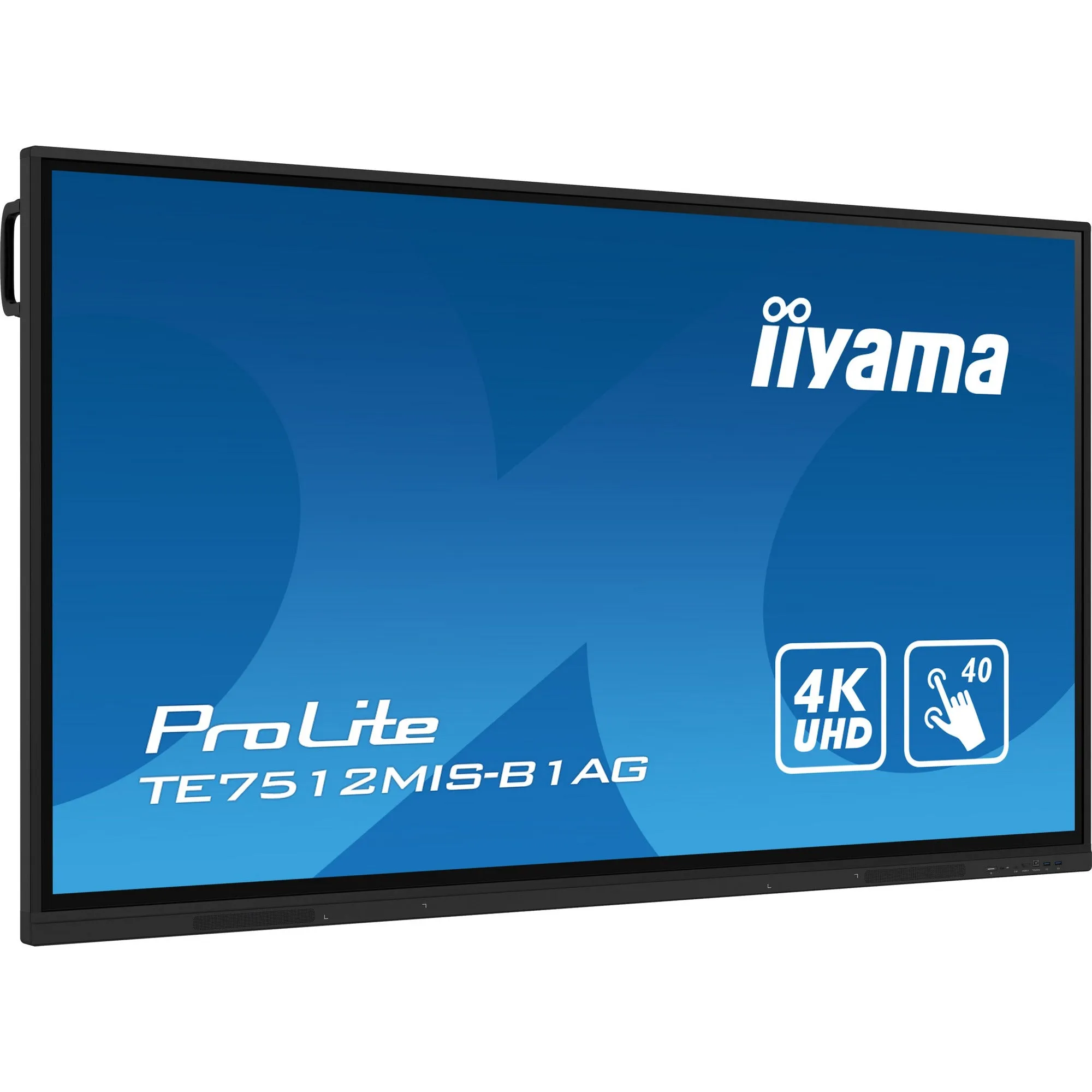 Iiyama ProLite TE7512MIS-B1AG 75" Interactive 4K UHD Touchscreen with User Profiles Software