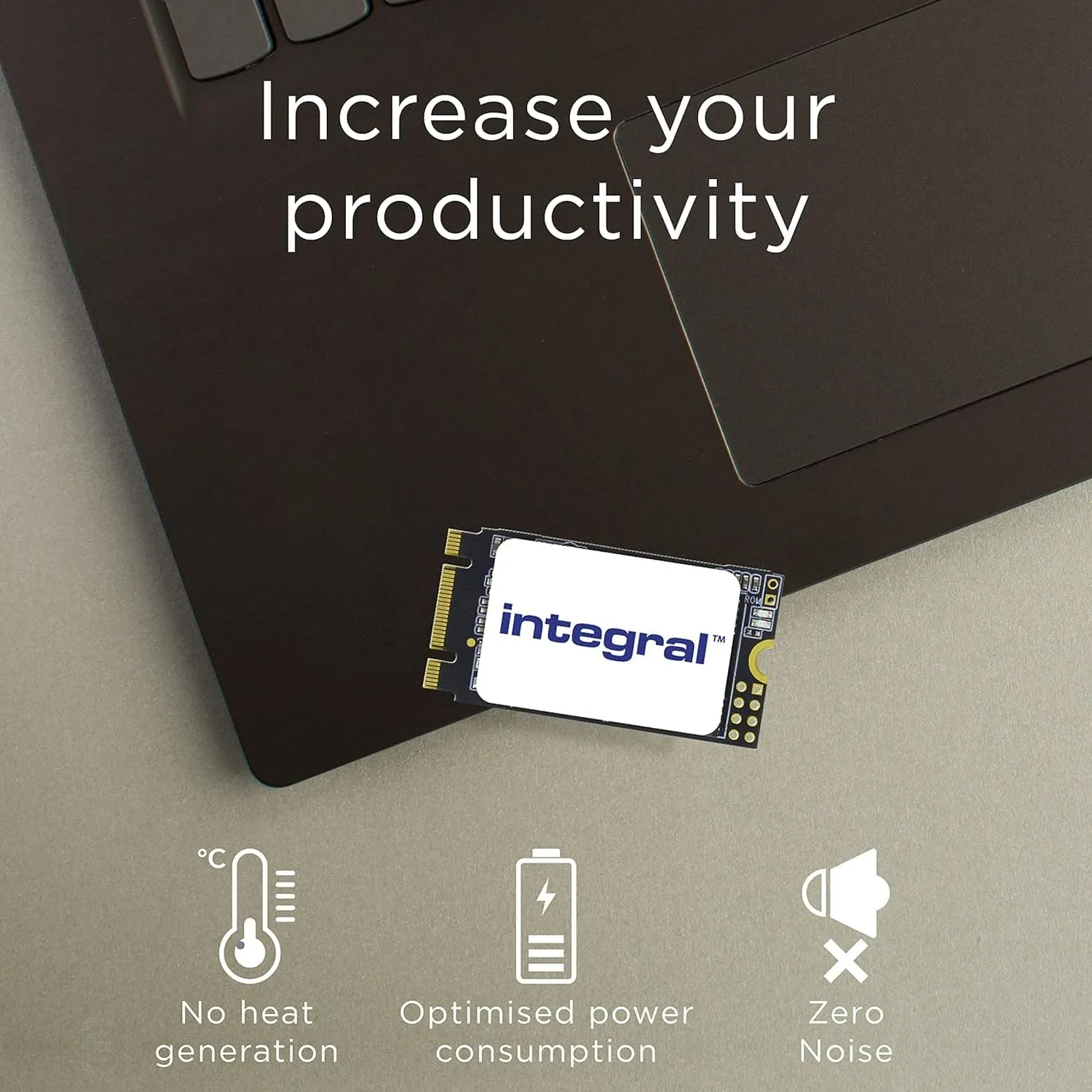 Integral 256GB M.2 SATA III 2242 Internal SSD, up to 500MB/s Read 400MB/s Write