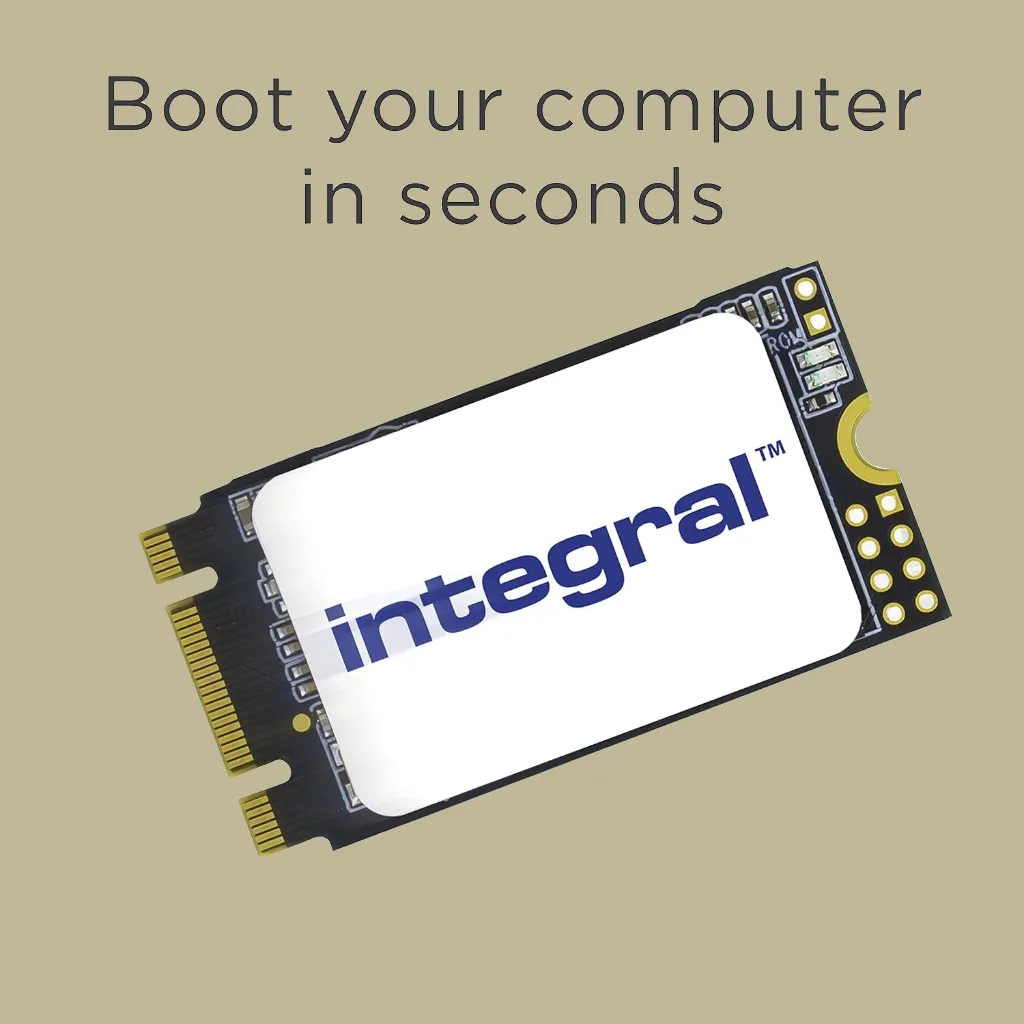 Integral 256GB M.2 SATA III 2242 Internal SSD, up to 500MB/s Read 400MB/s Write