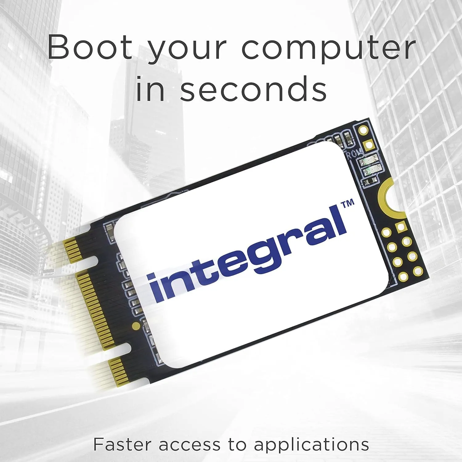 Integral 256GB M.2 SATA III 2242 Internal SSD, up to 500MB/s Read 400MB/s Write