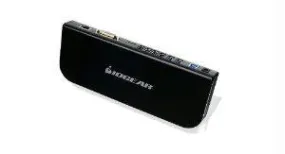 Iogear Usb 3.0 Universal Docking Station Supports Dual Monitors, Gb Ethernet, 6 Usb Por