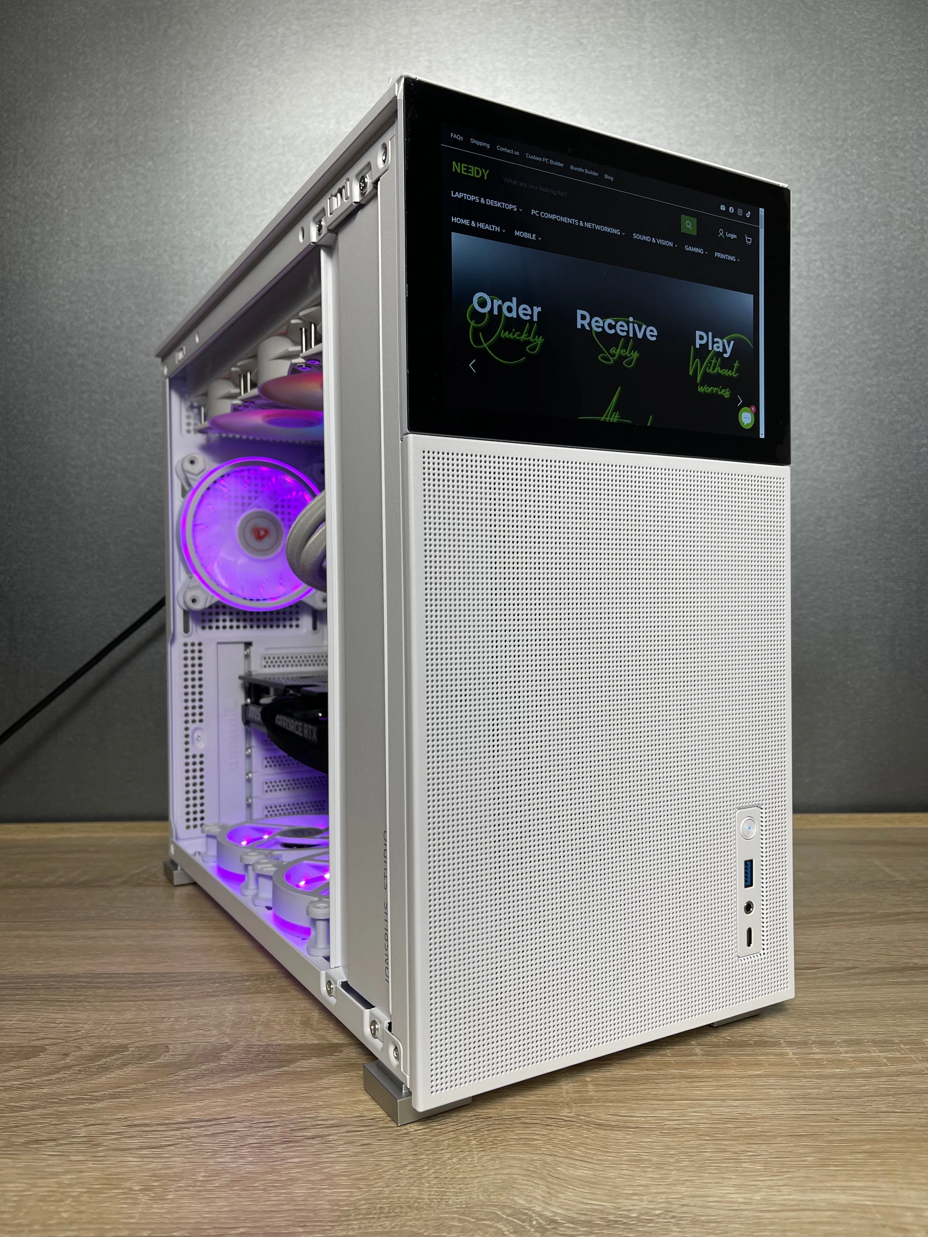 Jonsbo PC Case D41 MESH White