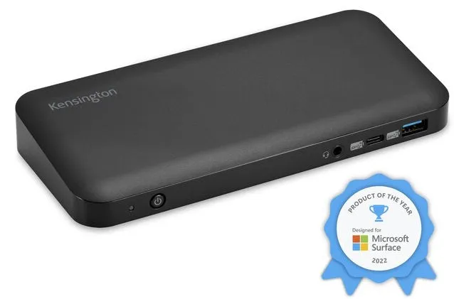 Kensington Triple Video Driverless Docking Station with 85W Power Delivery for Microsoft Surface (On Sale!)