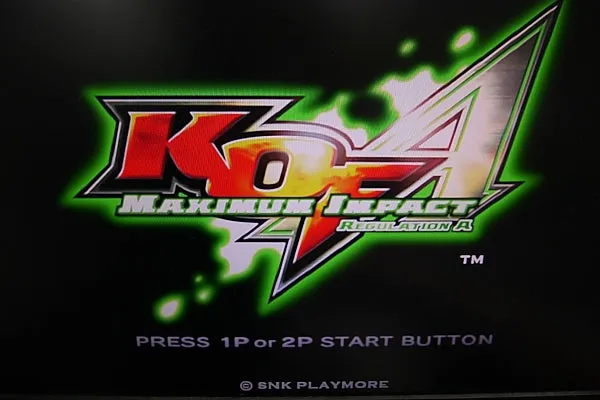 KOF MAXIMUM IMPACT REGULATION "A" TypeX2 HDD Board and USB Key set tested -b214-