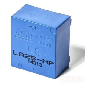 LA 25-NP/SP11, C/L Hall Effect Current Sensor, 1 Amp, 25mA Output, PCB Mount, No Aperture